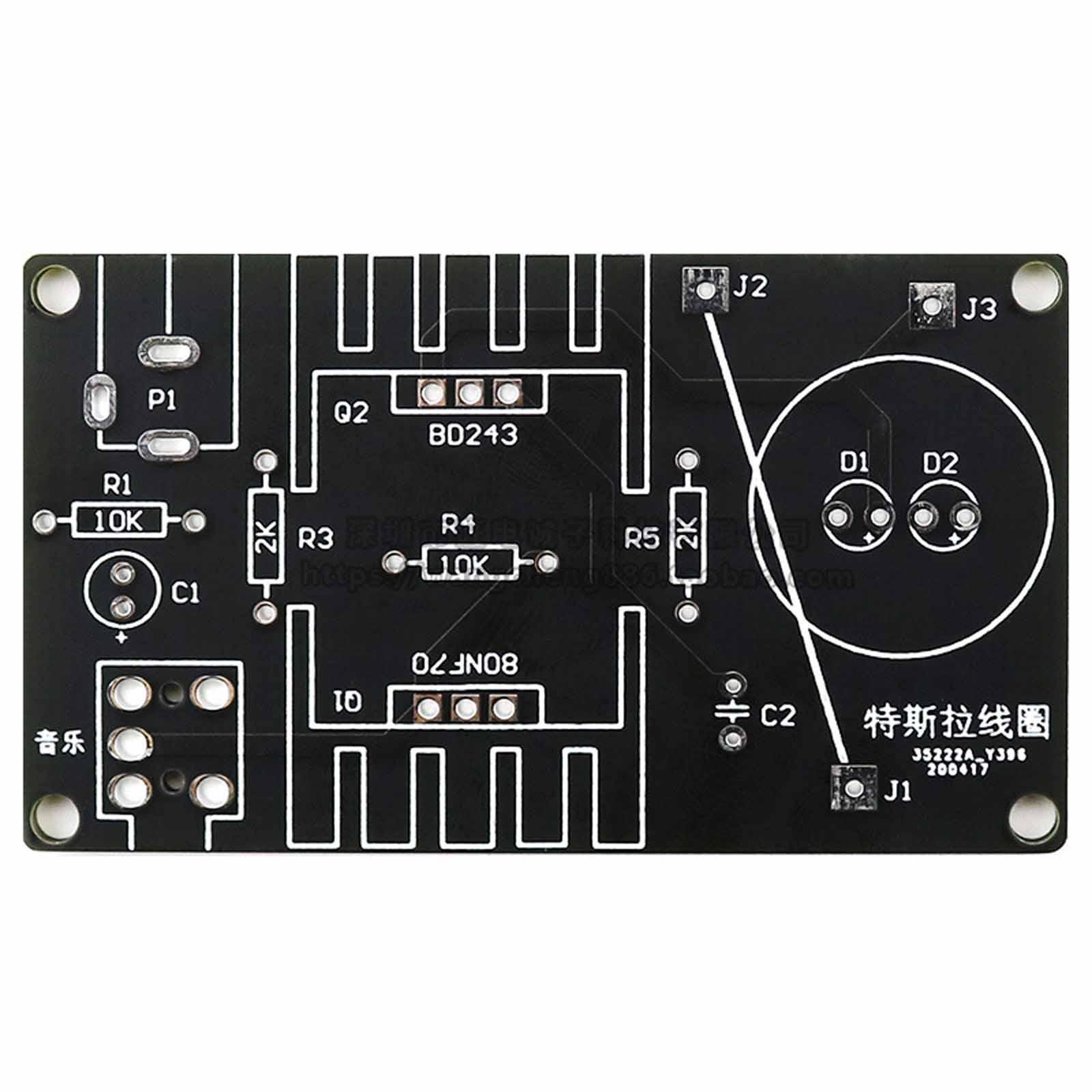 Science Kit - Tesla-Spulen-Wissenschaftsexperiment, Tischspielzeug für Kinder, Elektronik-Set, Lernspielzeug