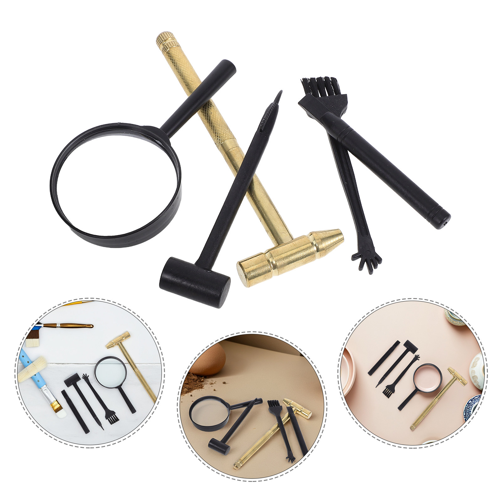 Science Kit - Archäologisches Ausgrabungsset für Kinder mit Hammer,