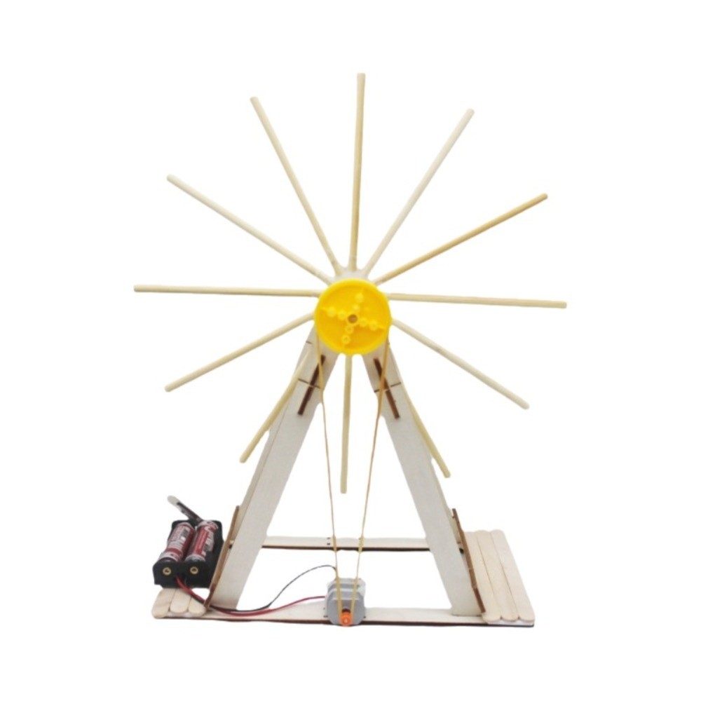 Science Kit - DIY Montage-Set Holz-Riesenrad Handgemachtes Bastelset MINT-Lernmodell